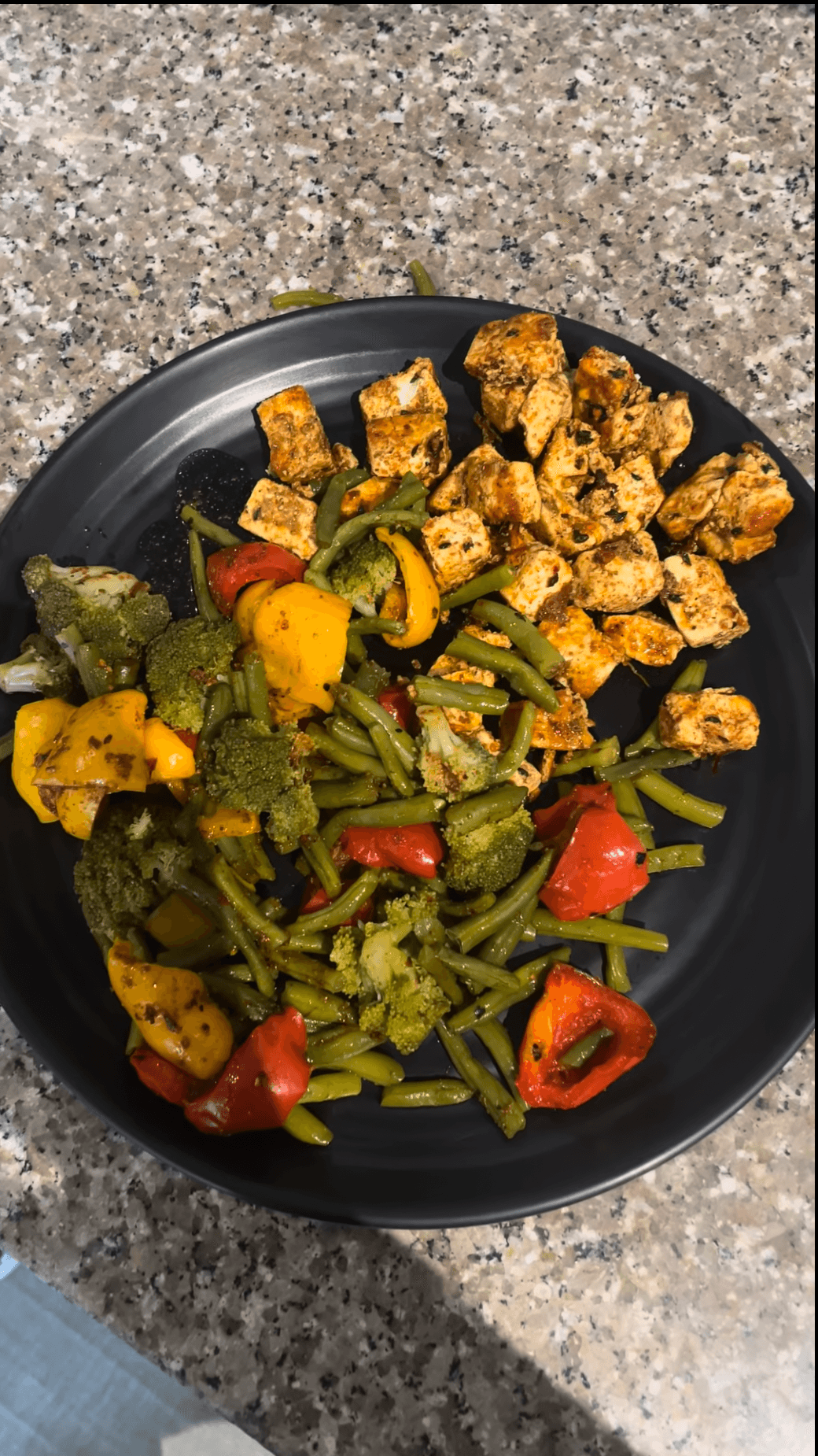 Paneer salad, high protein